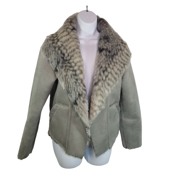 Marrakech reversible faux fur shearling jacket - Picture 1 of 11